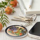 Tiger bij Henry Doorly Zoo Sleutelhanger (Voorkant Rechts)