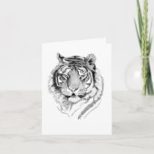 Tiger Birthday Card Kaart (Voorkant)