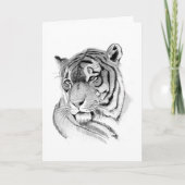 Tiger Birthday Card Kaart (Voorkant)