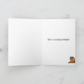 Tiger Birthday Kaart (Binnen)