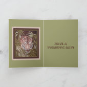 Tiger Birthday Kaart (Binnen)