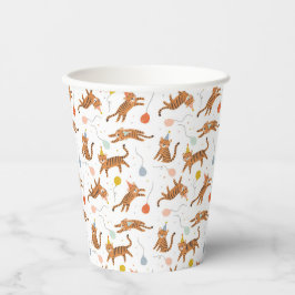Tiger Birthday Papieren Bekers