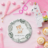 Tiger Birthday Papieren Bordje (Feest)