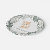 Tiger Birthday Papieren Bordje (Gekanteld)