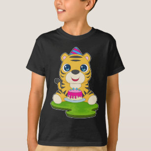 Tiger Birthday Party pet T-shirt