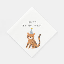 Tiger Birthday Servet