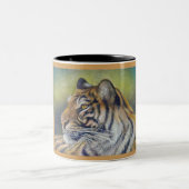 Tiger Black 11 oz Two-Tone Mok (Center)