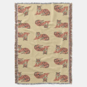 Tiger Blanket Deken (Voorkant Verticaal)