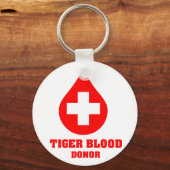 Tiger Blood Donor Sleutelhanger (Voorkant)