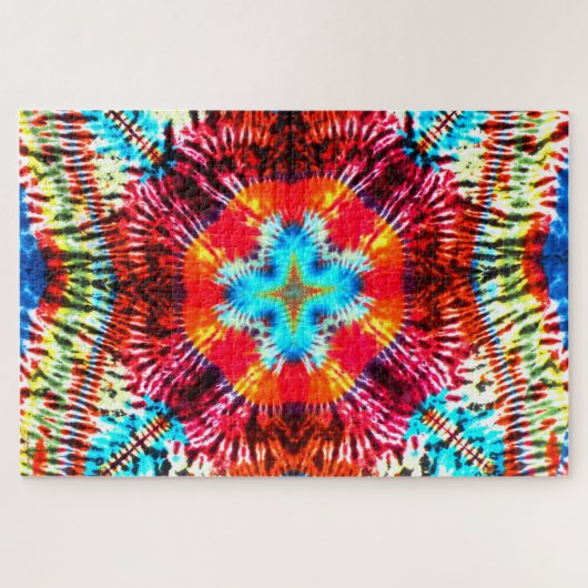 Tiger Blossom Dye Puzzle Legpuzzel (Horizontaal)