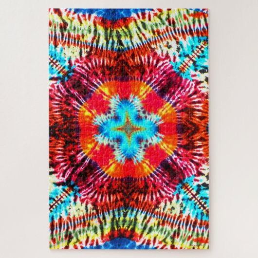 Tiger Blossom Dye Puzzle Legpuzzel (Verticaal)