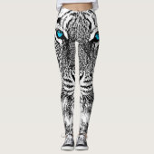 Tiger Blue Eyes Decor on Leggings (Voorkant)