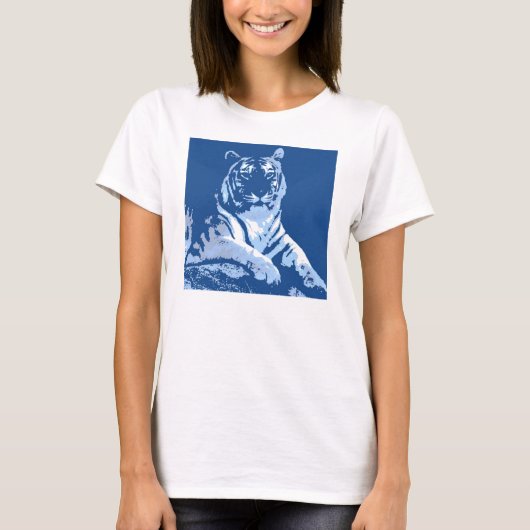 Tiger Blue T-shirt (Voorkant)
