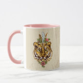 Tiger Boho Style Portret Mok (Links)