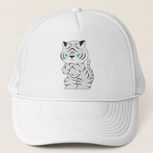 Tiger boos trucker pet (Voorkant)