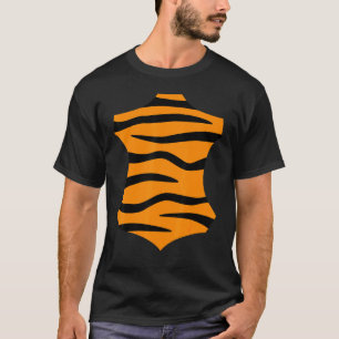 Tiger Borst Halloween Kostuum Mannen Jongens Tijge T-shirt