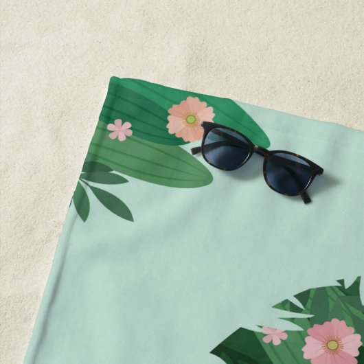 Tiger Bowl Beach Oerwoud Wild Design Strandlaken (In situ)