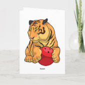 Tiger Bowling Bowling ball Kaart (Achterkant)