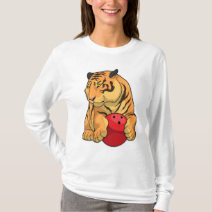 Tiger Bowling Bowling ball T-shirt