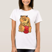 Tiger Bowling Bowling ball T-shirt (Voorkant)