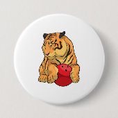 Tiger Bowling Bowlingbal Ronde Button 7,6 Cm (Voorkant)