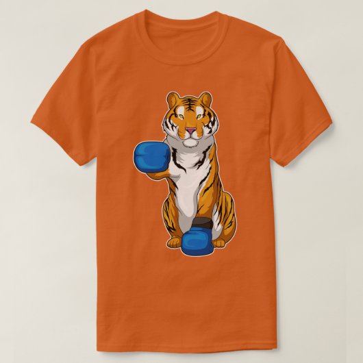 Tiger Boxer Boxing-handschoenen T-shirt (Design voorkant)
