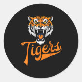 Tiger Boys Girls Teen Kids Men Youth Women  Ronde Sticker (Voorkant)