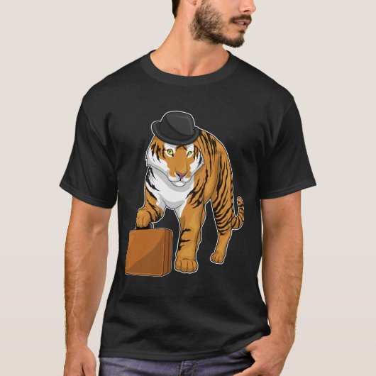 Tiger Briefcase T-shirt (Voorkant)