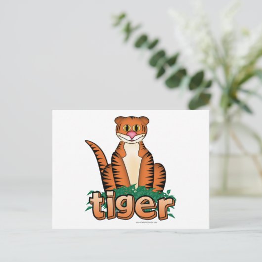 TIGER! BRIEFKAART (Staand voorkant)