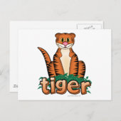 TIGER! BRIEFKAART (Voorkant / Achterkant)