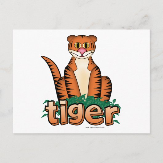 TIGER! BRIEFKAART (Voorkant)