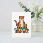 TIGER! BRIEFKAART (Staand voorkant)