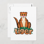 TIGER! BRIEFKAART (Voorkant / Achterkant)