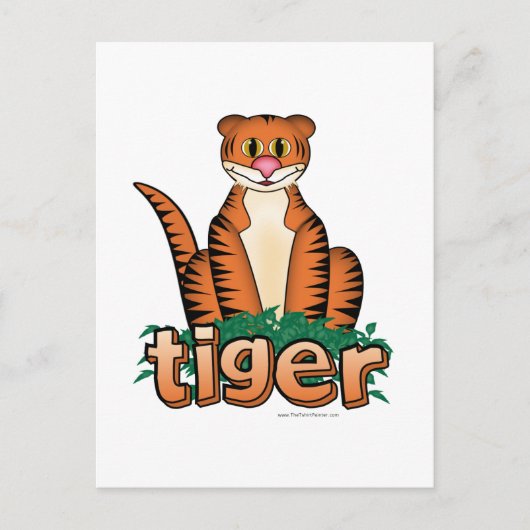 TIGER! BRIEFKAART (Voorkant)