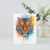 Tiger Briefkaart (Staand voorkant)