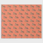 Tiger Bright Wrapping Paper Kleurrijke Gift Wrap Cadeaupapier (Vlak)