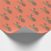 Tiger Bright Wrapping Paper Kleurrijke Gift Wrap Cadeaupapier (Hoek)