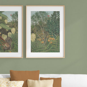 Tiger Buffalo 2 Oerwoud Leaf Ephemera ontkoppeling Tissuepapier