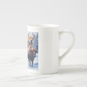 Tiger Buffalo Dog in de buitenlucht Porselein Kop (Rechts)