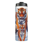 Tiger Buffalo Dog in de buitenlucht Thermosbeker (Voorkant)