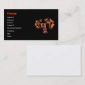 Tiger Business Profile Card Visitekaartje (Voorkant / Achterkant)