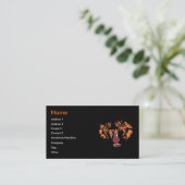 Tiger Business Profile Card Visitekaartje (Staand voorkant)