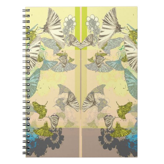 Tiger Butterfly Spiral Photo Notebook Notitieboek (Voorkant)