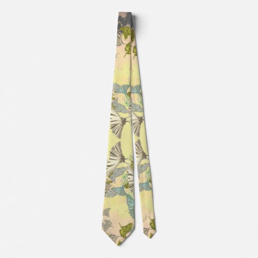 Tiger Butterfly  Stropdas (Voorkant)