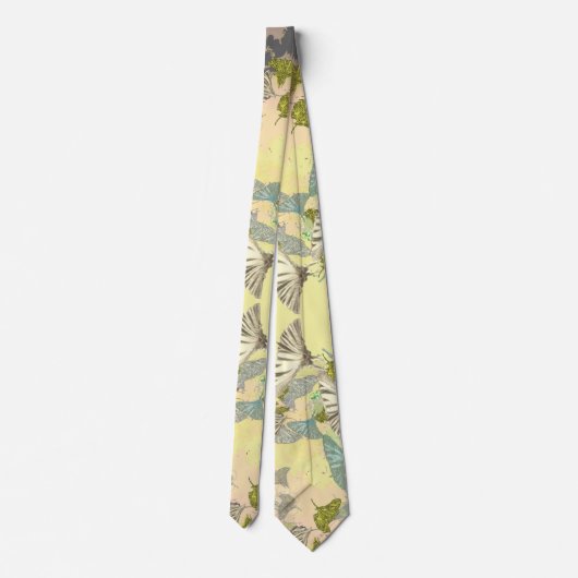 Tiger Butterfly  Stropdas (Achterkant)