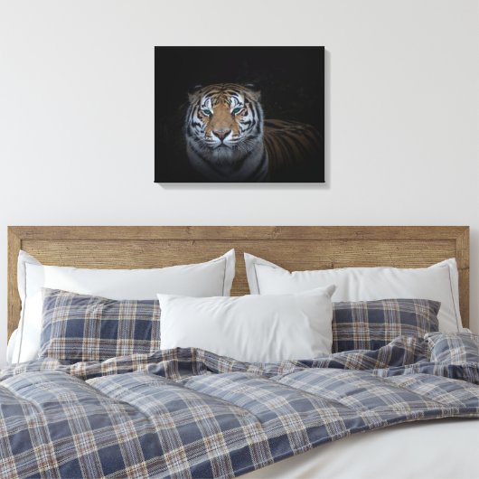Tiger Canvas Afdruk (Insitu (Slaapkamer))