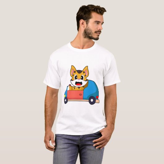 Tiger Car T-shirt (Voorkant volledig)