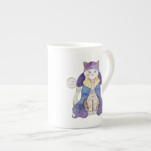 Tiger Cat China Cup Porselein Kop