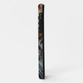 Tiger Cat Stripes Oerwoud Mist Animal Case-Mate iPhone Case (Achterkant/links)