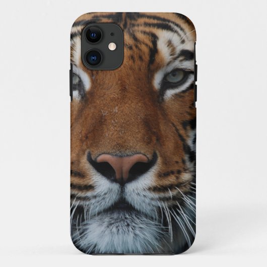 Tiger Cat Stripes Oerwoud Mist Animal Case-Mate iPhone Case (Achterkant)